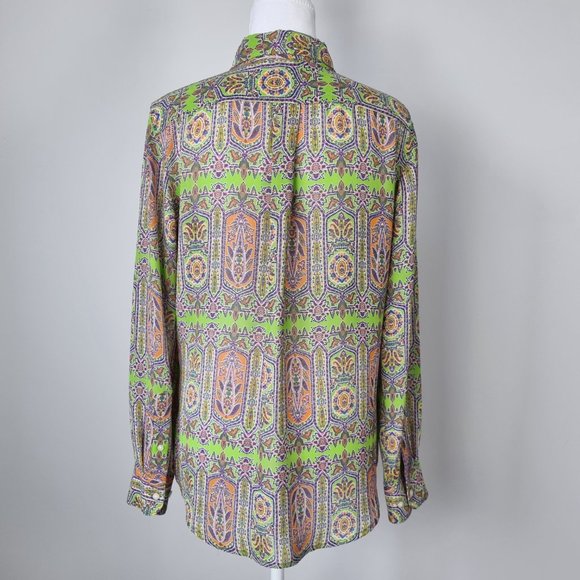 Chaps EST 1978 Women's Print Shirt Size M - Picture 5 of 12